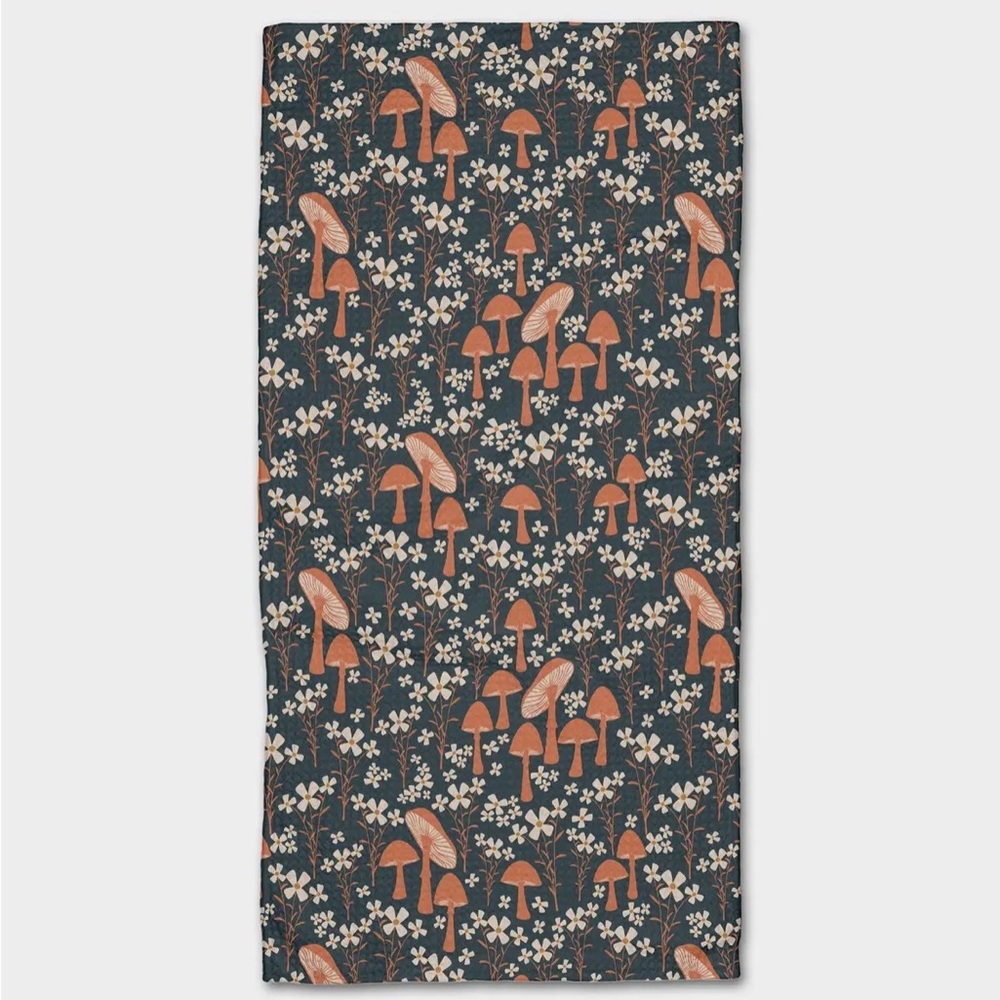 Geometry Kitchen Bar Towel Mushroom Grove
